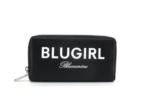 BLUGIRL Portafoglio XL Zip Around Maxi Logo Nero PA2006E0086