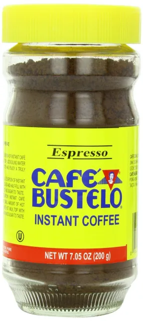 Café Bustelo Espresso Style Instant Coffee, 7.05 Ounce (Pack of 12)