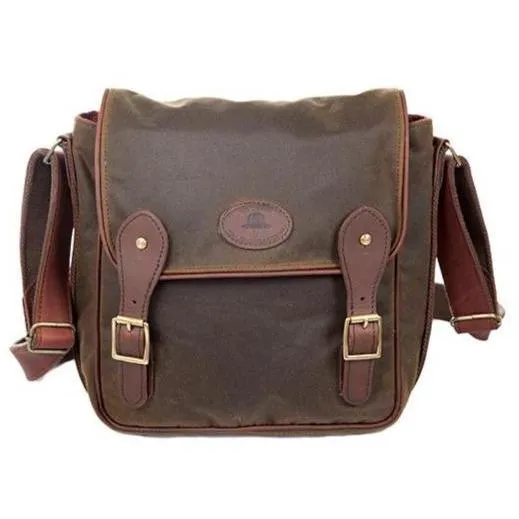 Melvill & Moon Bladsak Canvas Messenger Bag Leather