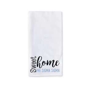 Sweet Home Phi Sigma Sigma Sorority Kitchen Towel